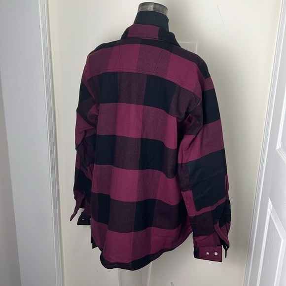 Dickies Plaid Flannel Shirt Jacket Size XL - Picture 3 of 10
